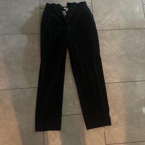 Black corduroy pants